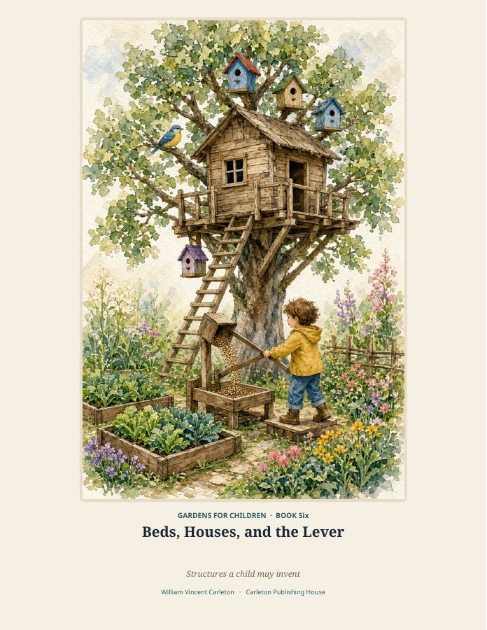 Cover of Beds, Houses, and the Lever, Structures a child may invent, by William Vincent Carleton