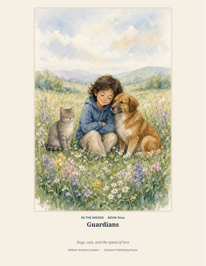 Cover of Guardians, Dogs, cats, and the speed of love, by William Vincent Carleton