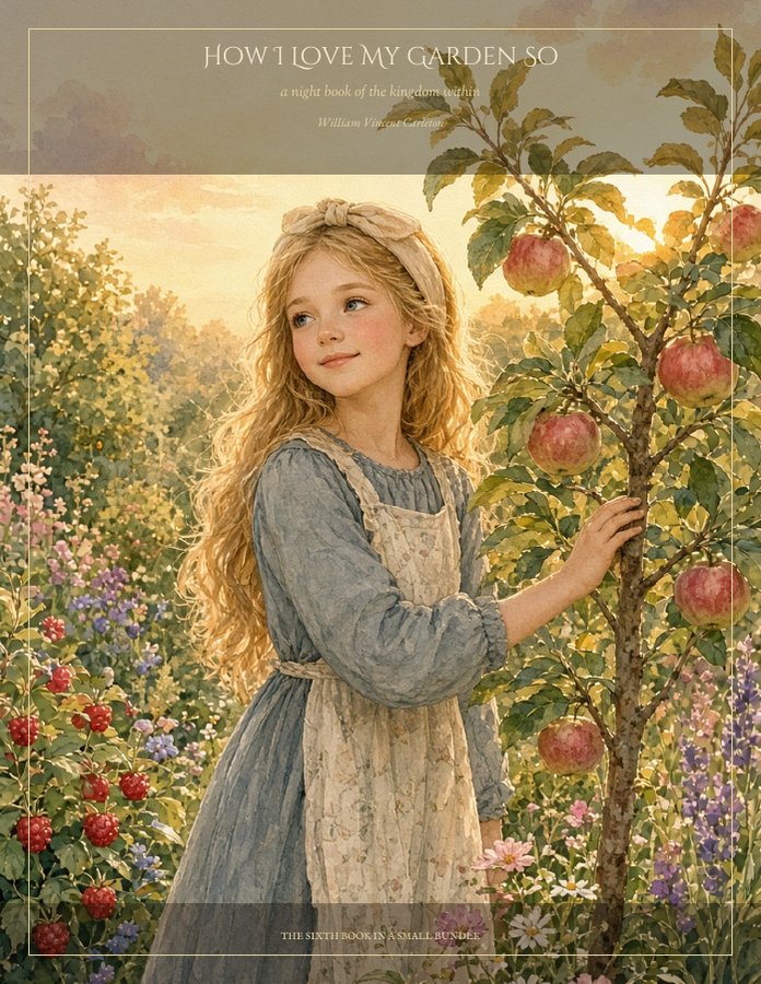 Cover of How I Love My Garden So, a night book of the kingdom within, by William Vincent Carleton