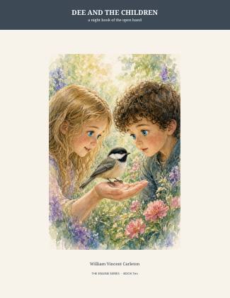 Cover of DEE AND THE CHILDREN, a night book of the open hand, by William Vincent Carleton