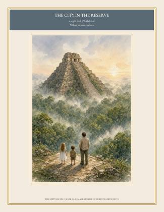 Cover of THE CITY IN THE RESERVE, a night book of Calakmul, by William Vincent Carleton