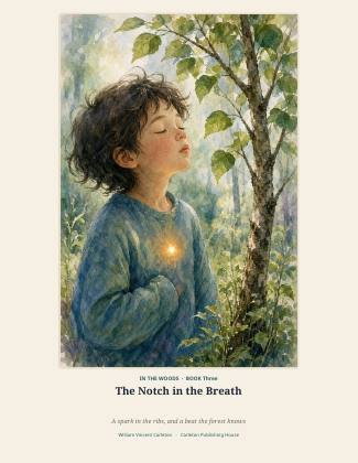 Cover of The Notch in the Breath, A spark in the ribs, and a beat the forest knows, by William Vincent Carleton