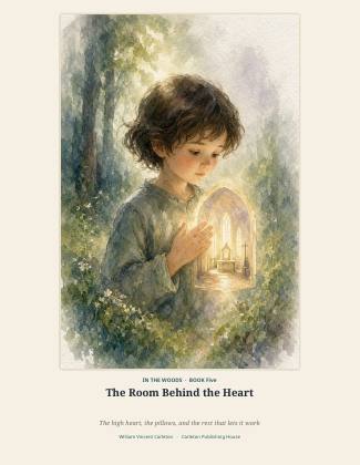 Cover of The Room Behind the Heart, The high heart, the pillows, and the rest that lets it work, by William Vincent Carleton