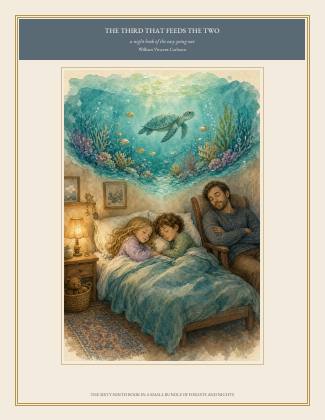 Cover of THE THIRD THAT FEEDS THE TWO, a night book of the easy going-out, by William Vincent Carleton