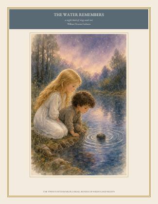 Cover of THE WATER REMEMBERS, a night book of rings and rest, by William Vincent Carleton