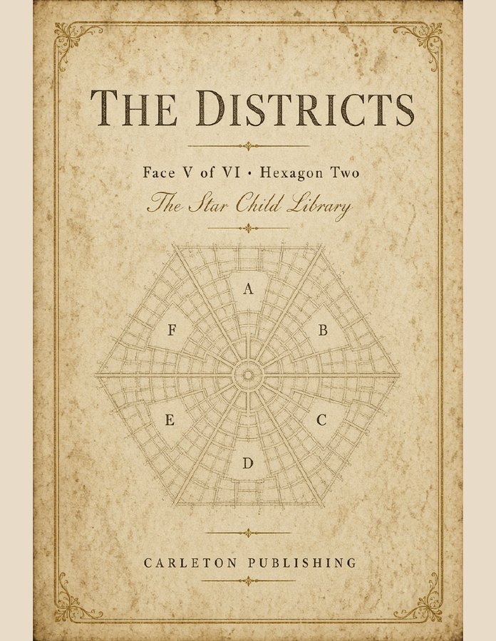 Cover of THE DISTRICTS, A book of six atria, by William Vincent Carleton