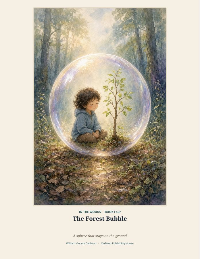 Cover of The Forest Bubble, A sphere that stays on the ground, by William Vincent Carleton
