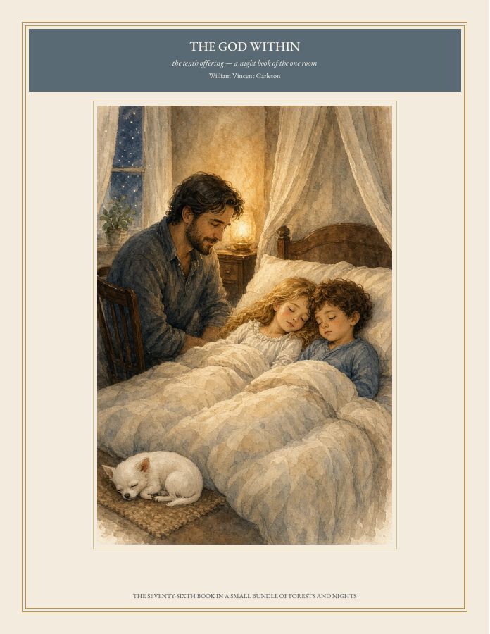 Cover of THE GOD WITHIN, the tenth offering — a night book of the one room, by William Vincent Carleton