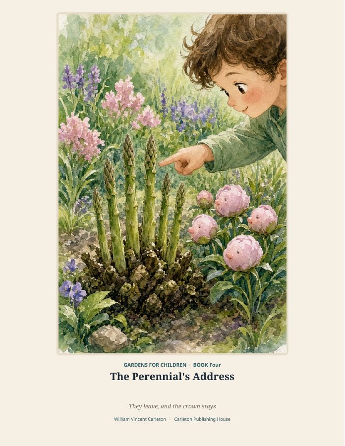 Cover of The Perennial's Address, They leave, and the crown stays, by William Vincent Carleton