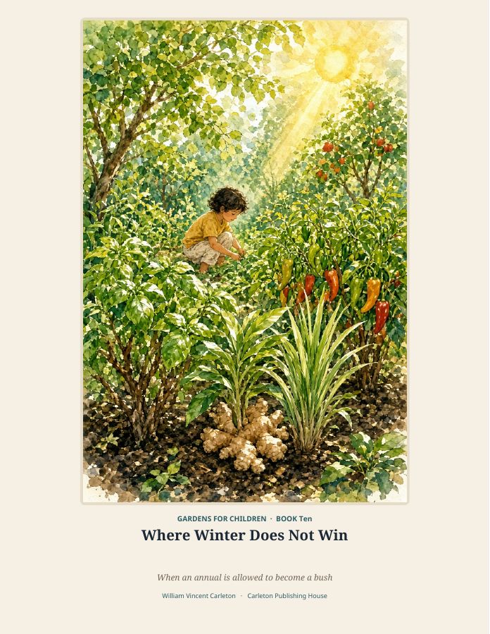 Cover of Where Winter Does Not Win, When an annual is allowed to become a bush, by William Vincent Carleton