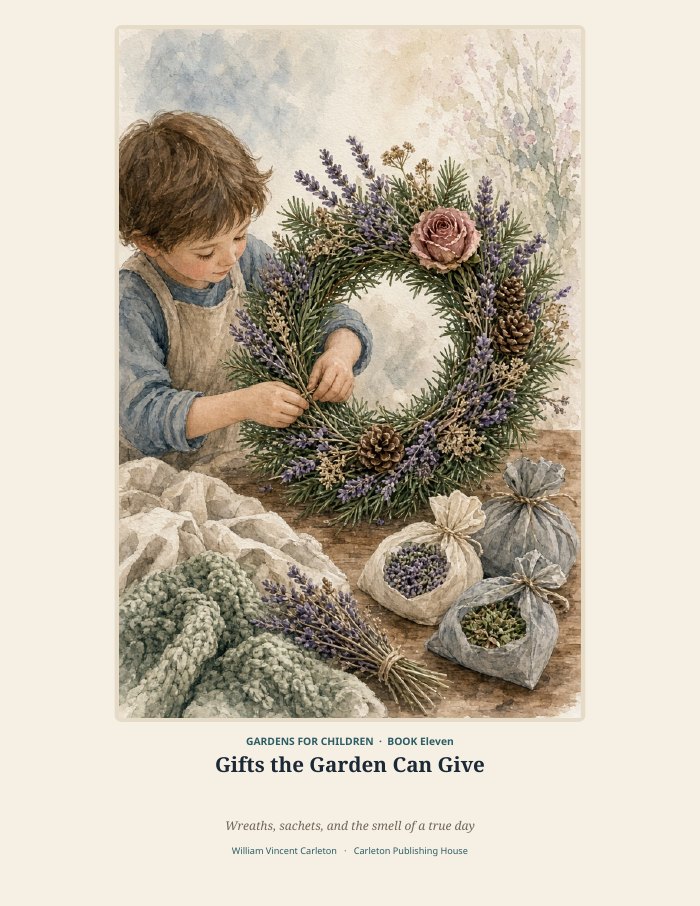 Cover of Gifts the Garden Can Give, Wreaths, sachets, and the smell of a true day, by William Vincent Carleton