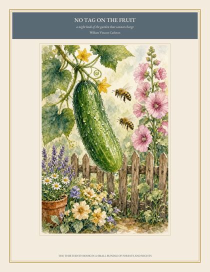 Cover of No Tag on the Fruit, a night book of the garden that cannot charge, by William Vincent Carleton