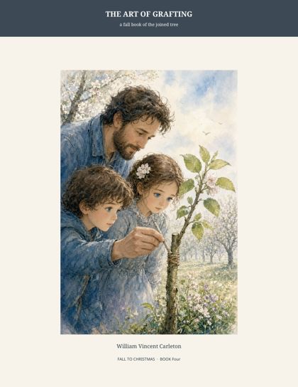 Cover of The Art of Grafting, a fall book of the joined tree, by William Vincent Carleton