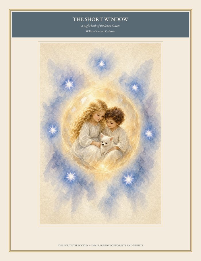 Cover of The Short Window, a night book of the Seven Sisters, by William Vincent Carleton