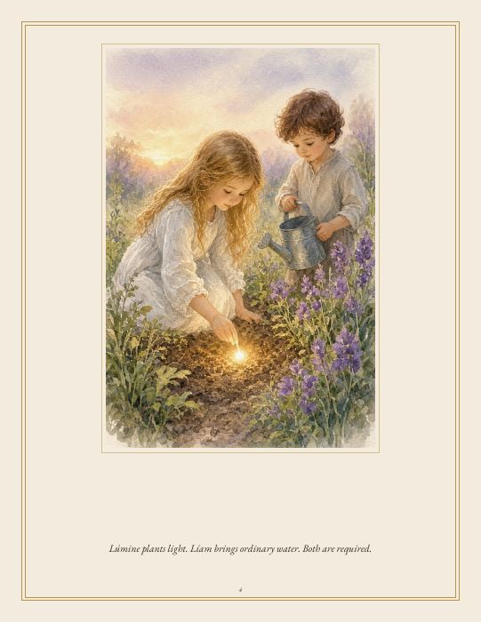 Inside page from THE SEED UNSEEN