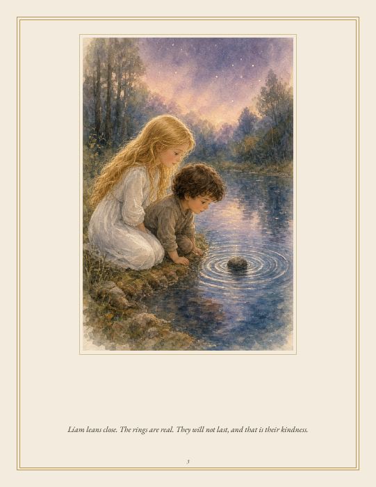 Inside page from THE WATER REMEMBERS